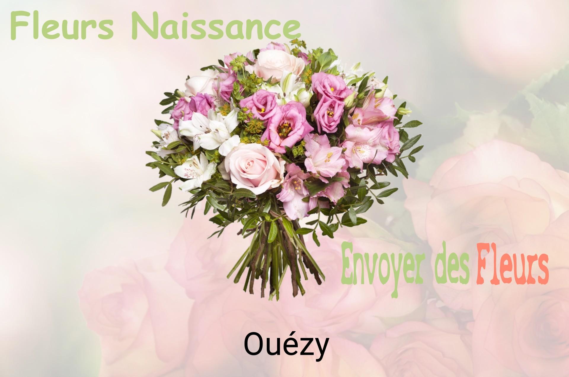 Bouquet de fleurs de naissance livré à Ouézy